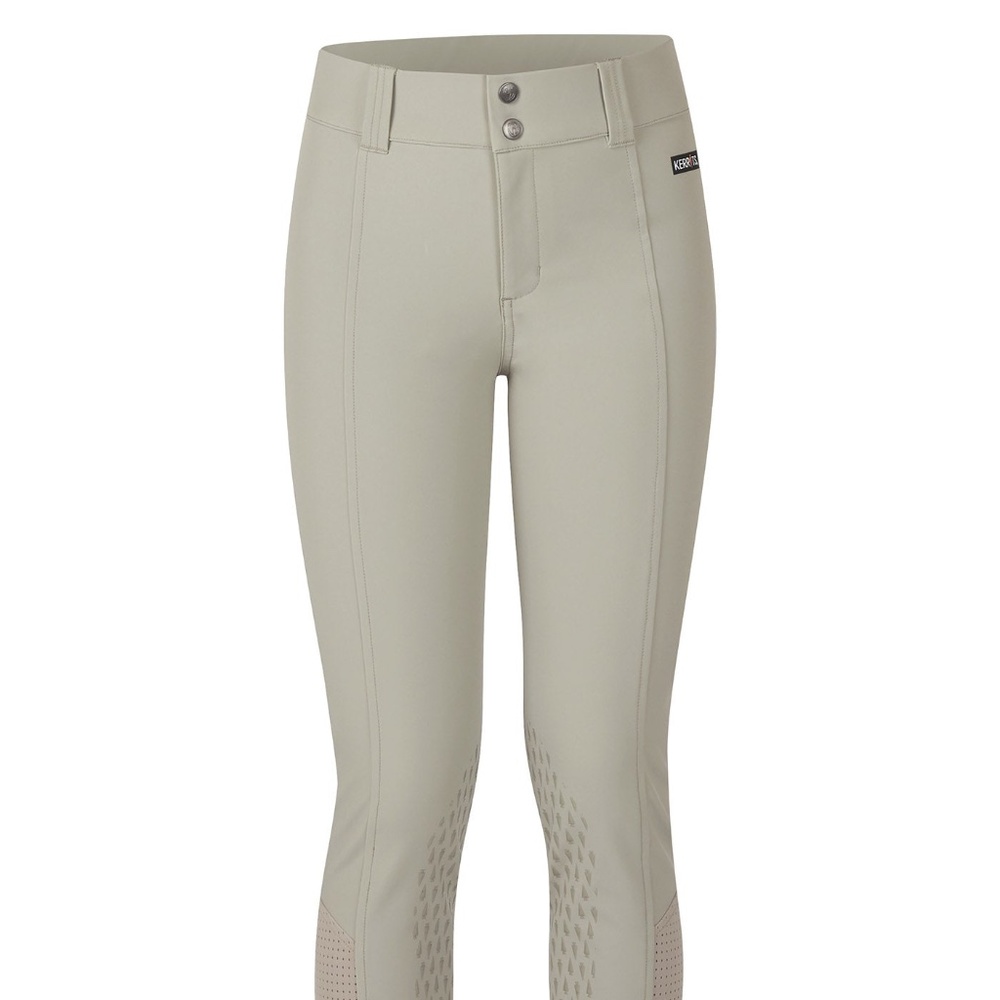 Kerrits Activewear Kids Affinity™ Ice Fil® Knee Patch Breech Size LSAND / L